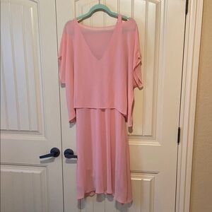 Lauren Ralph Lauren Blush Pink 2 Piece Dress